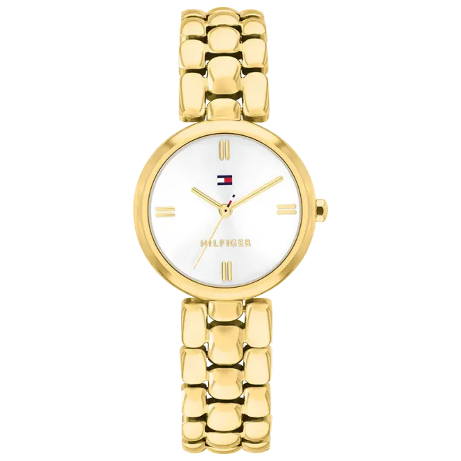 Hovedbilde Tommy Hilfiger Dame, Ø26mm, WR30m' gull/PVD