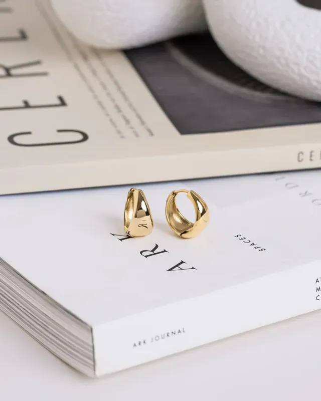 Mockberg Ørepynt - Bold Hoops Gold (Medium) MO145