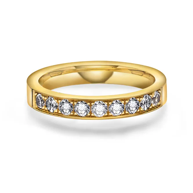 Hovedbilde Ring RADIANT 585 gull med LAB grown diamanter ...