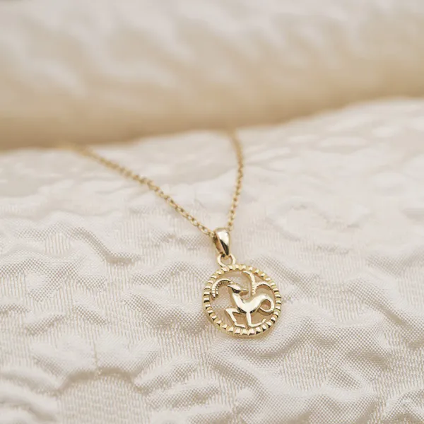 Hovedbilde Smykke i forgylt sølv STEINBUKKEN (22.des - ...