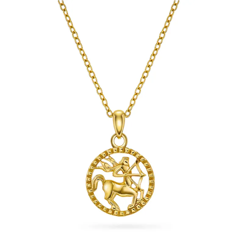 Smykke i forgylt sølv SKYTTEN (23.nov - 21.des)
