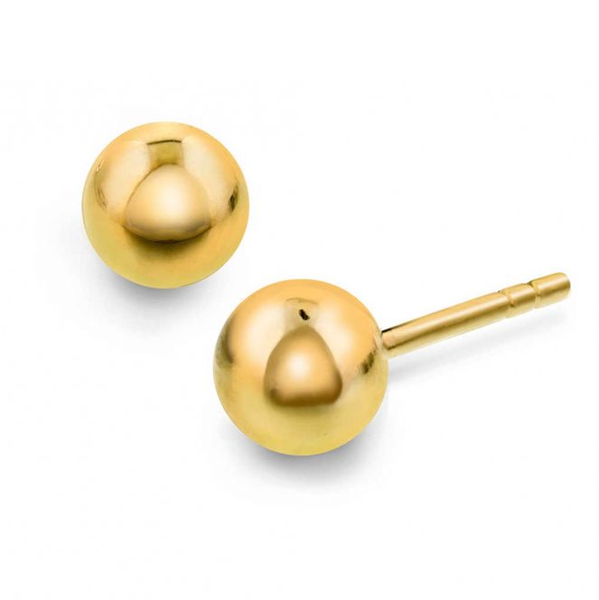 Hovedbilde Ørepynt i 585 gull- kule 6mm