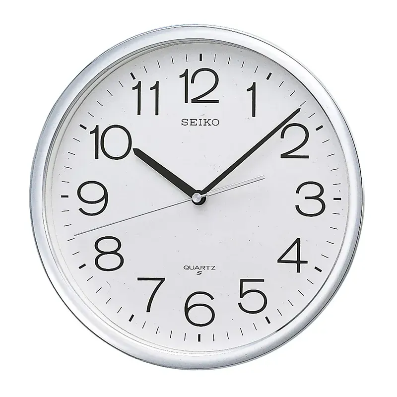 Seiko veggur- Ø31x4cm inkl.batteri