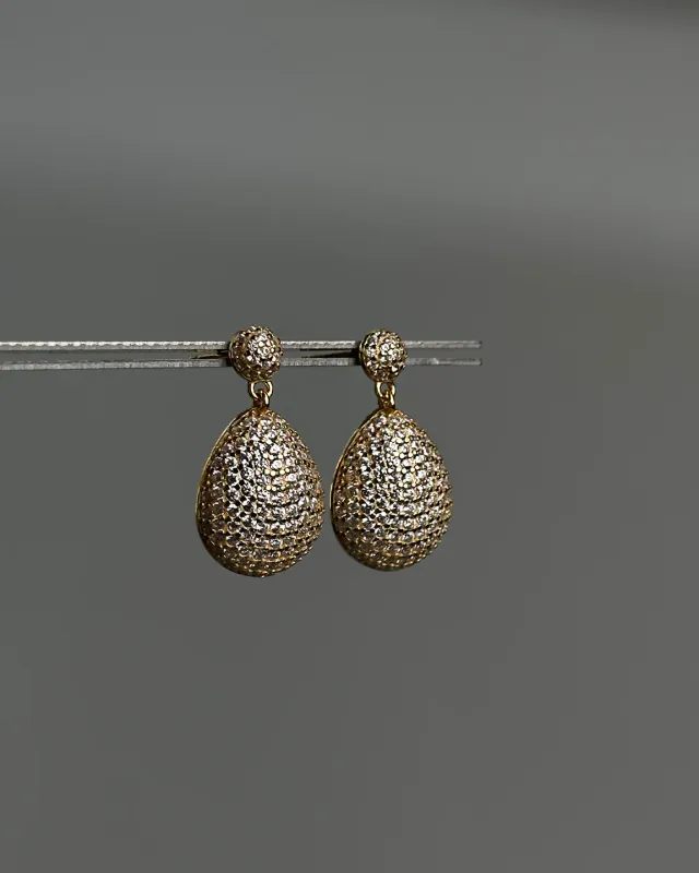Philippa Studios øredobber- Drop Pave