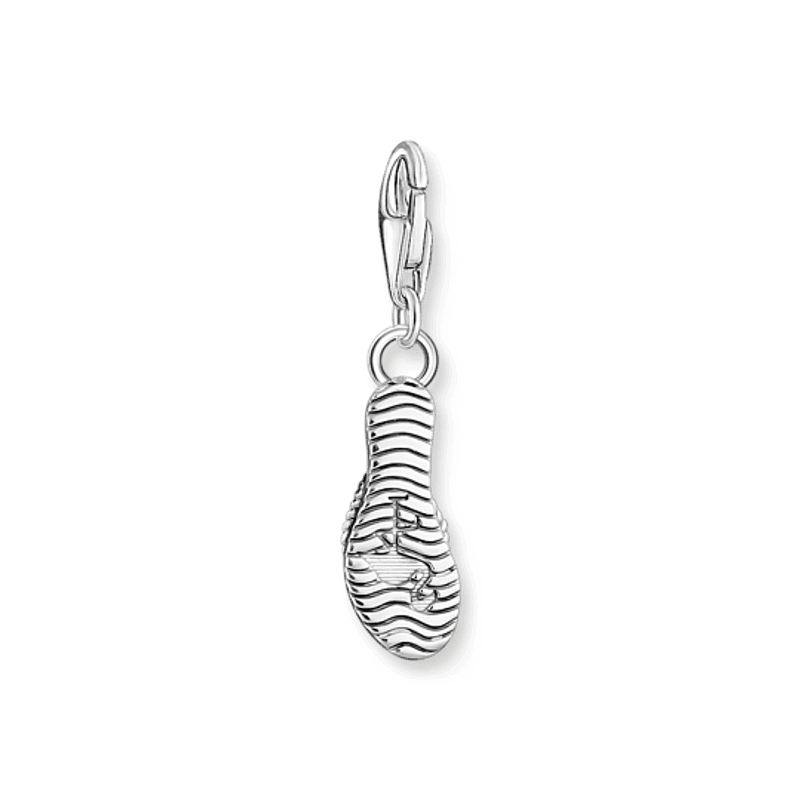 THOMAS SABO charm, turkis sandal- sølv og emalje
