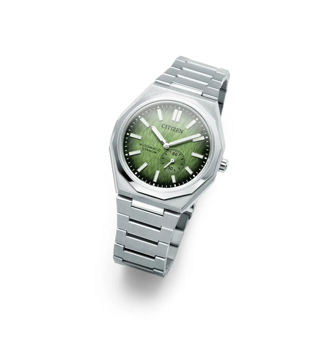 Citizen Titan Automatikk Sølv / Grønn 40,5mm