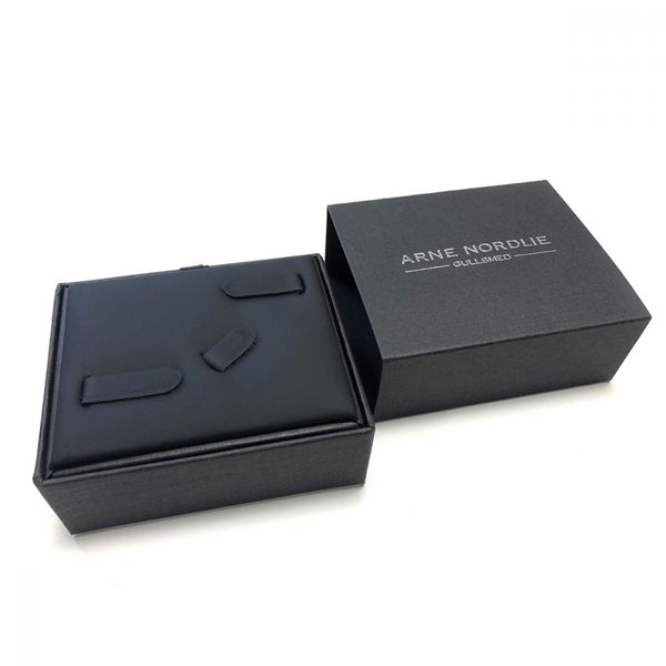 Hovedbilde Stål sett mansjettknapper og slipsnål- 10660