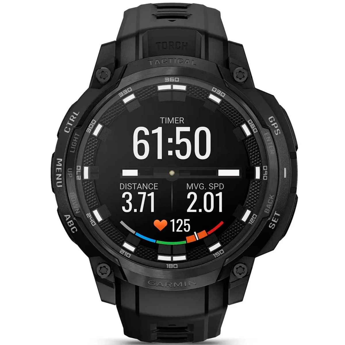 Garmin Instinct® Crossover AMOLED - Tactical Edition, Safirglass