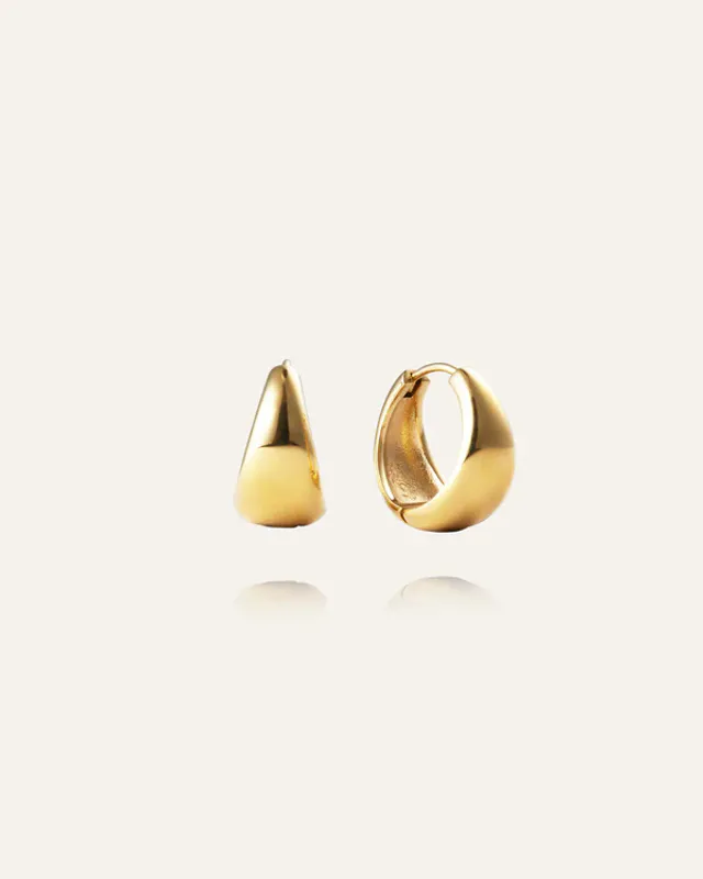 Mockberg Ørepynt - Bold Hoops Gold (Large)  MO146