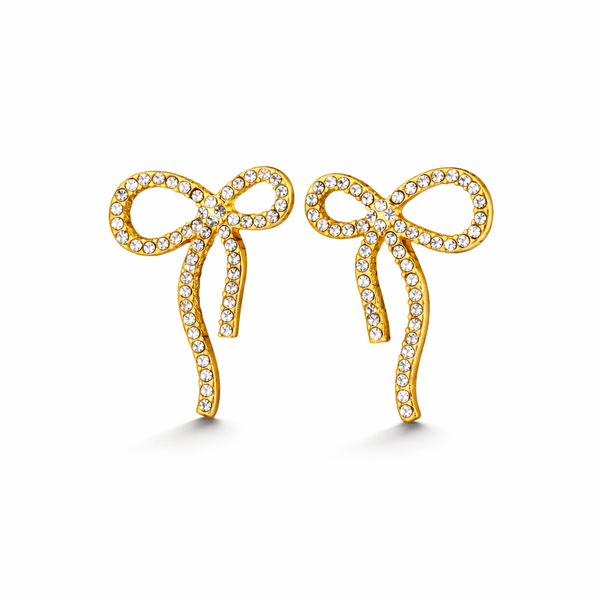 Hovedbilde PILGRIM JOLANTA  øredobber med krystaller, ...