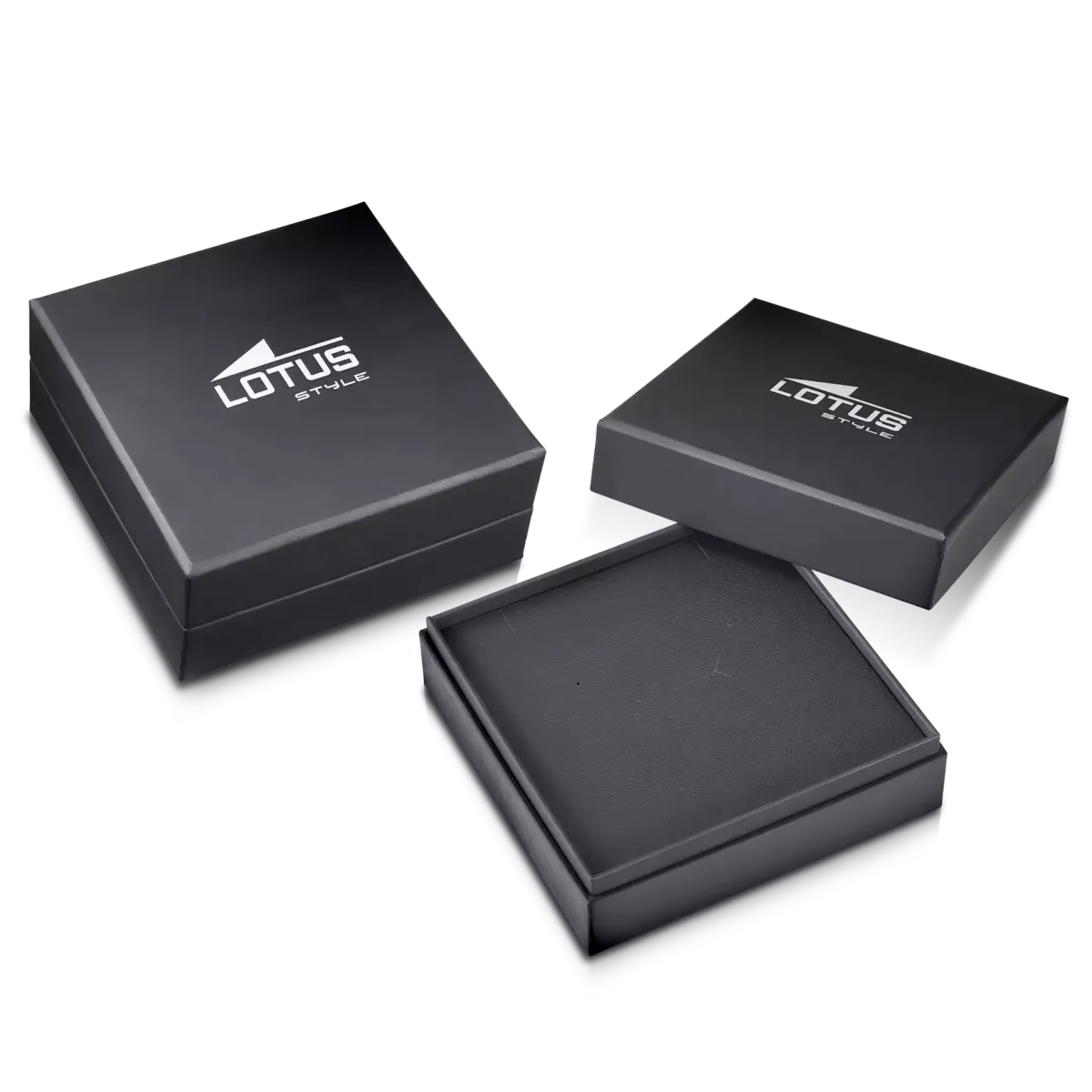 Lotus Style, anheng med kjede i stål, kors (2,2x3 cm, kjede 50 cm) 