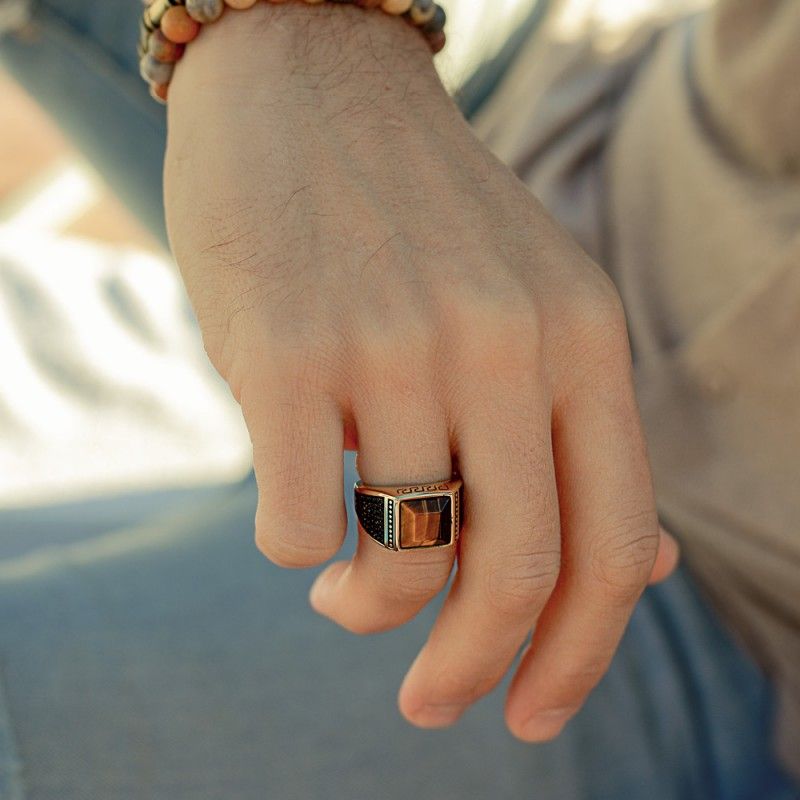 Rochet herrering med tigerøye