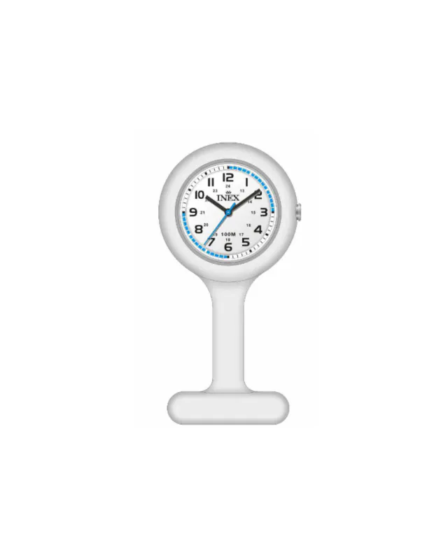 Inex Søsterur Hvit Silikon / Hvit 36mm