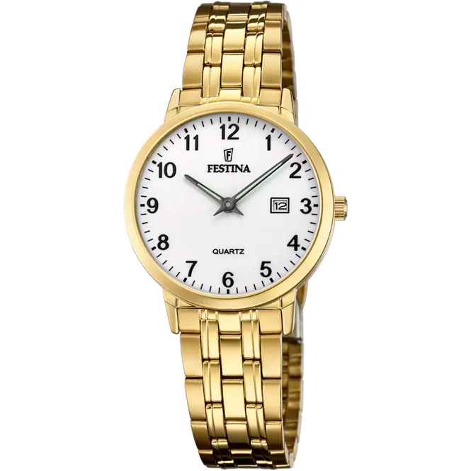 Hovedbilde Festina Hvit/Gulltonet stål Ø31mm   ref. F20514-1