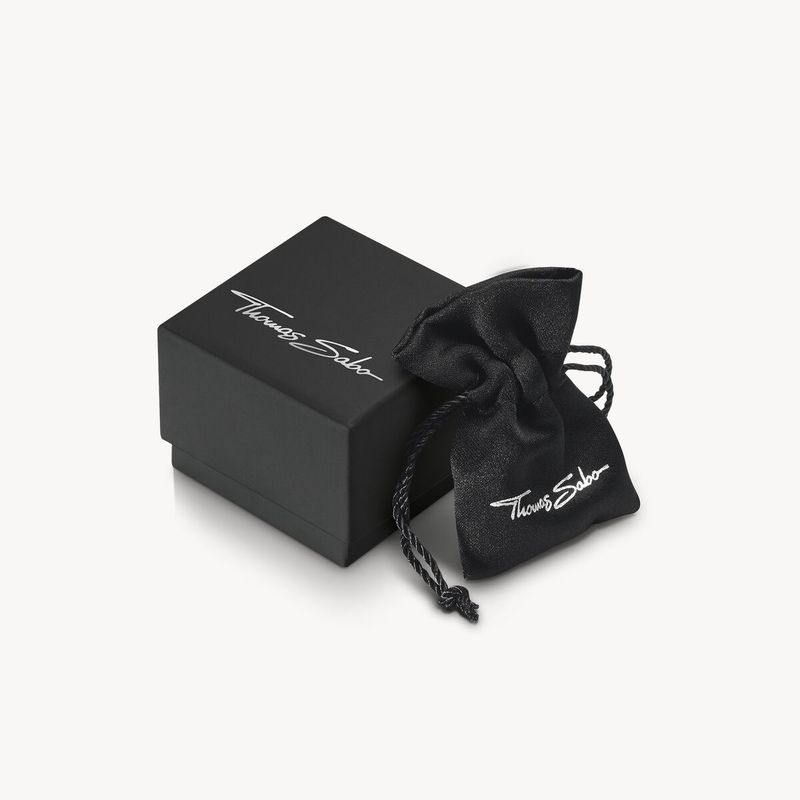 THOMAS SABO øredobber i forgylt sølv, flettet design