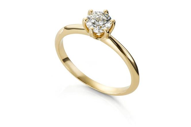 Hovedbilde Ring Alexandra 585 gull med 0,70ct LAB grown ...