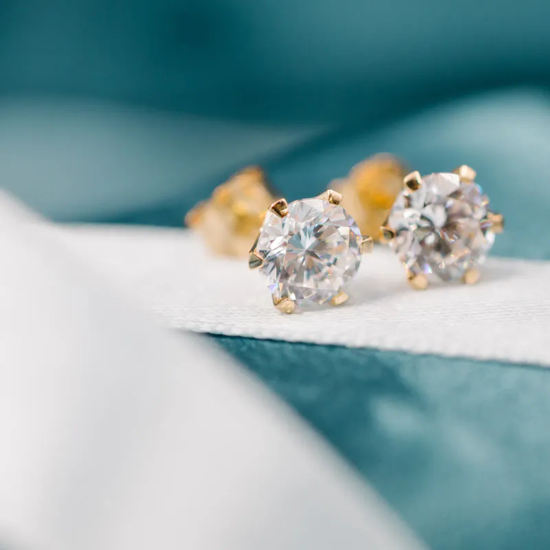 Ørepynt CONTESSA 585 gull med LAB grown diamanter 2,0ct VS1