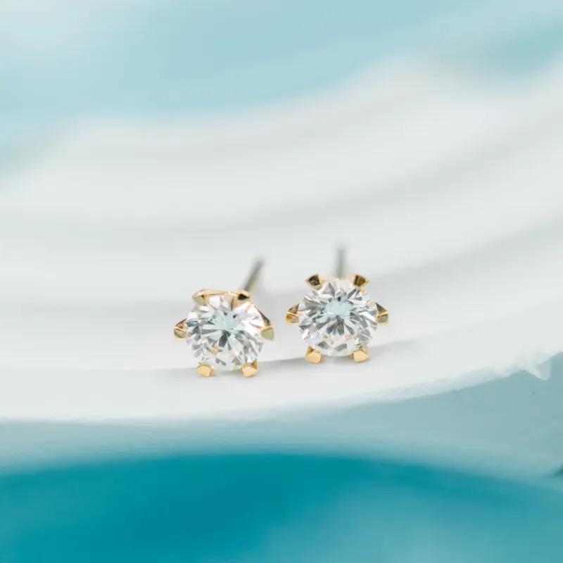 Ørepynt CONTESSA 585 gull med LAB grown diamanter 1,0ct VS1