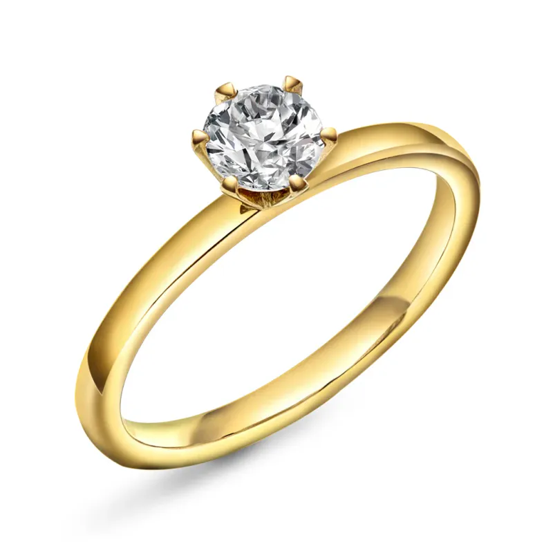 Ring CONTESSA 585 gull med LAB grown diamant 0,50ct VS1