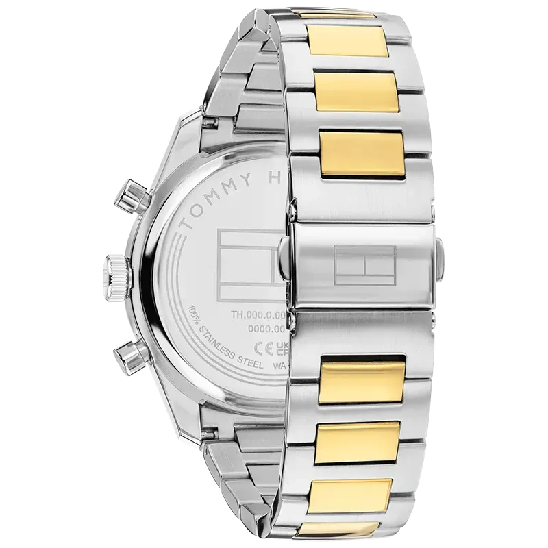 Tommy Hilfiger Ø42mm 5ATM gull/stål/grønn