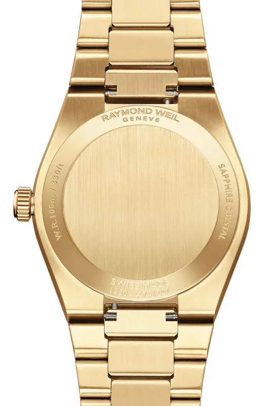 Raymond Weil A.R.T. Ladies Ø30mm med 8 diamanter, gullfarget