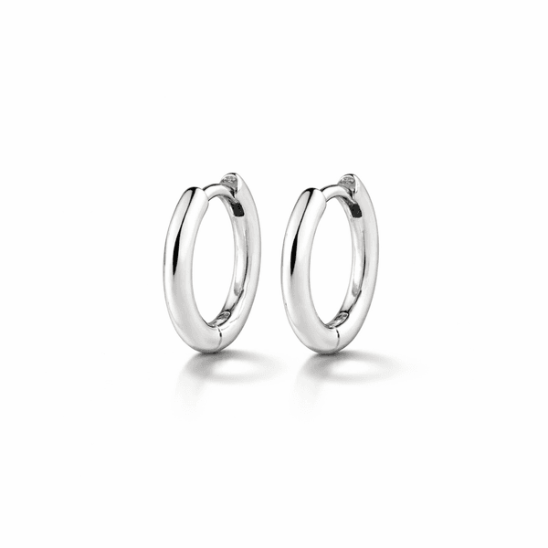 Hovedbilde PILGRIM CHARM øredobber, sølvbelagt, Ø15mm