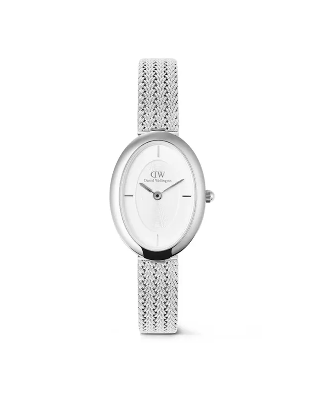 DW Juliette Braided Mesh White Sunray Silver 20x23 mm