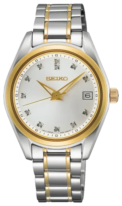 Hovedbilde Seiko Ø32mm 100m' 12 diamanter SUR582P1