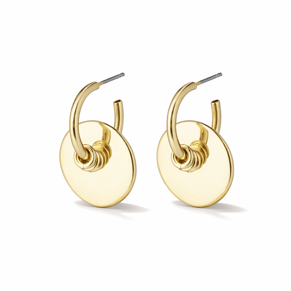 Hovedbilde PILGRIM CLARITY ørepynt, gullbelagt