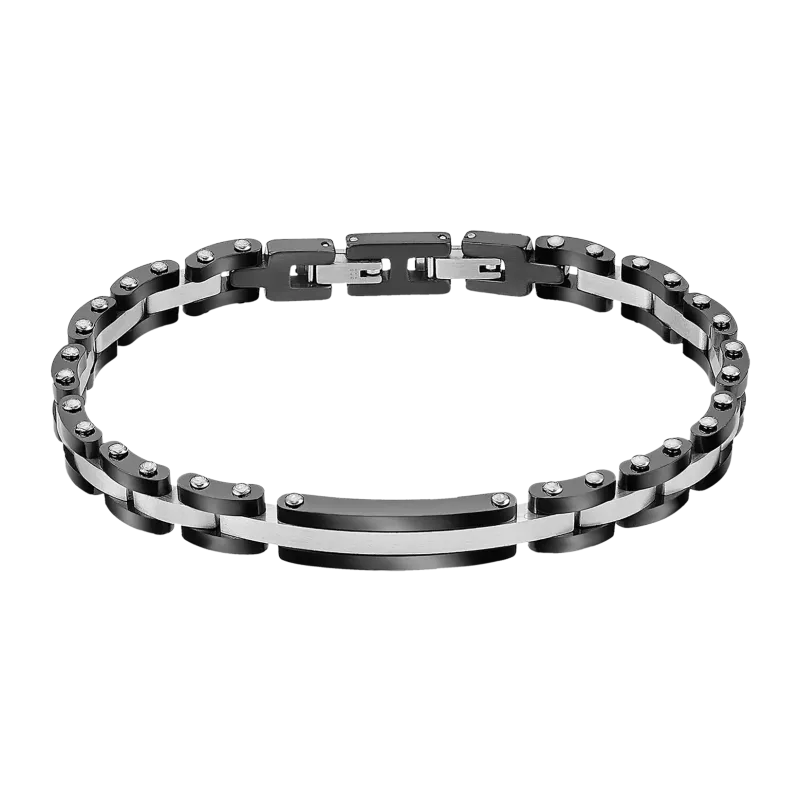 Lotus Style, armbånd i stål L: 21,5 cm