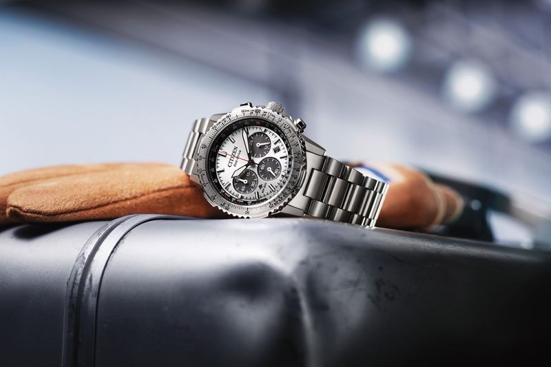 Citizen Eco-Drive Chrono Mens Stål / Sølv Ø40mm