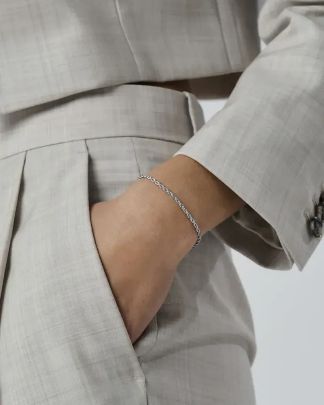 Mockberg Armbånd - Thin Rope (Medium) MO328