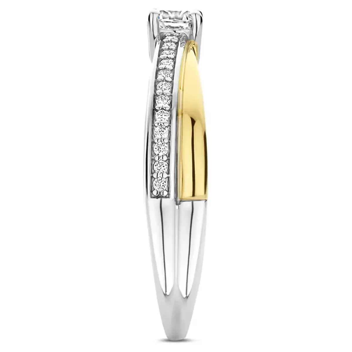 Ti sento ring med cubic zirkonia, 12374ZY