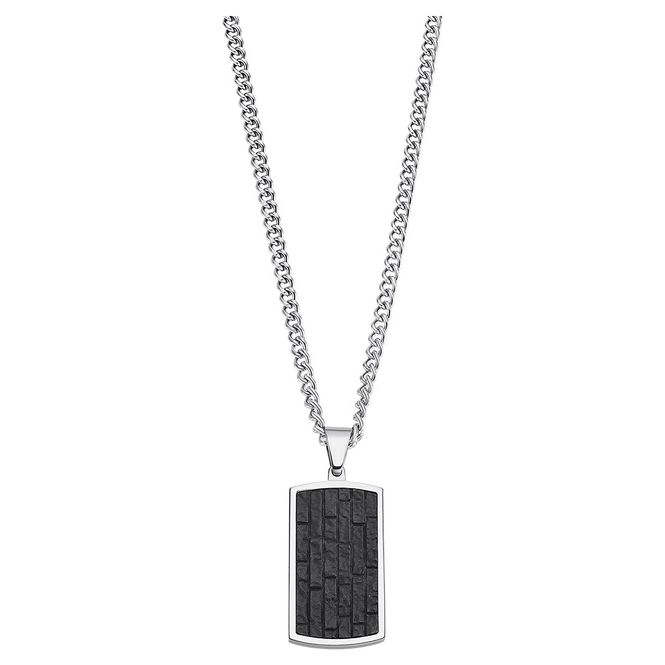 Hovedbilde Lotus Style, anheng med kjede i stål, dog tag, ...